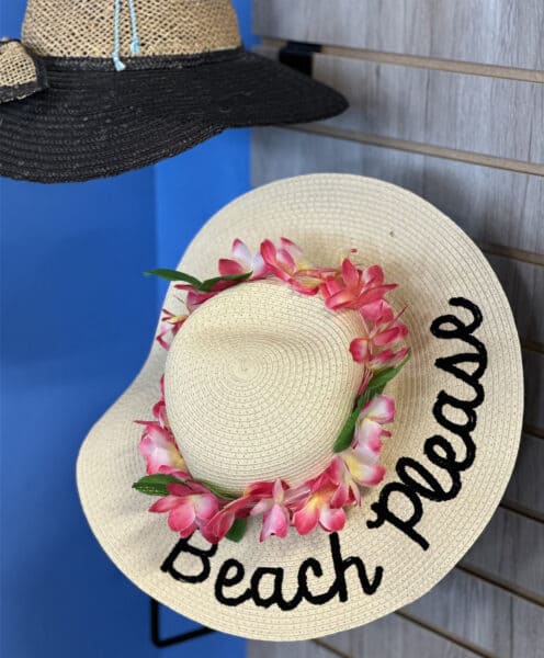 Beach Please Sun Hats InJoy Thrift Store Tucson | InJoy Thrift Store - Clothes, Furniture, Books, Shoes, MORE