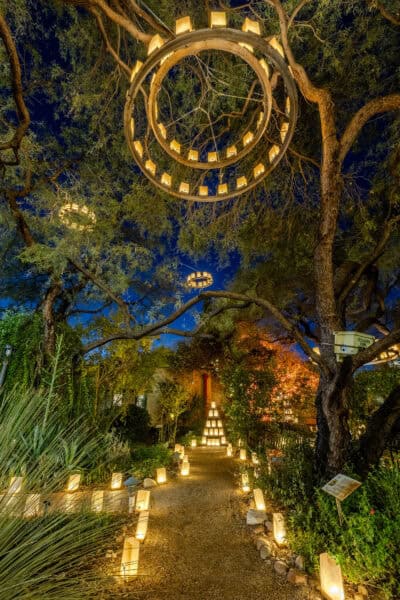 LightsUp Festival of Illumination Tucson Botanical Gardens Holiday Luminarias | Holiday Lights in Tucson 2025