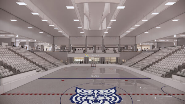 Mosaic Quarter University of Arizona Arena Ice Rink Rendering Tucson Arizona | Mosaic Quarter - GIANT Sports & Entertainment Complex Coming to Tucson in 2027