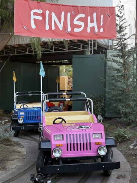 Camp Snoopys Off Road Rally Finish Knotts Berry Farm | Road Trip: Tucson to Knott's Berry Farm