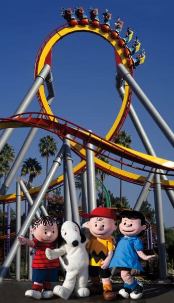 Peanuts Characters Silver Bullet Knotts Berry Farm | Road Trip: Tucson to Knott's Berry Farm