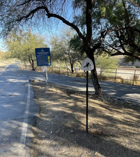 Connection to Chuck Huckelberry Loop Trail Garden of Gethsemane Tucson | Garden of Gethsemane Guide