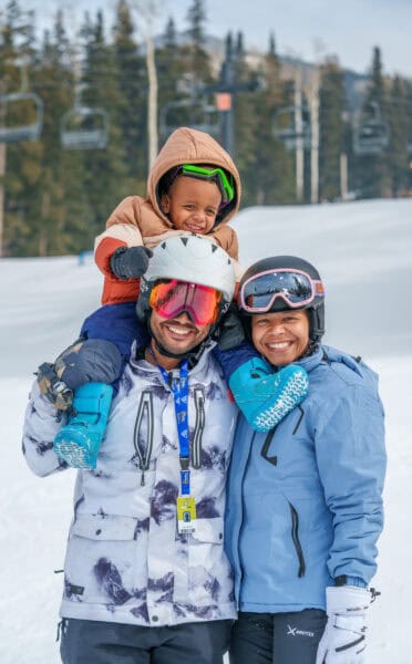 Family Toddler Preschooler Skiing Arizona Snowbowl Flagstaff | Ultimate Guide to Arizona Snowbowl