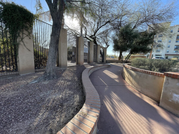 Outside Garden of Gethsemane Downtown Tucson Arizona | Garden of Gethsemane Guide
