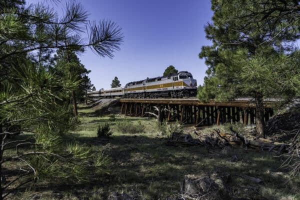 Passenger Train Grand Canyon Railway Williams Arizona | ROAD TRIP: Tucson to Grand Canyon Railway