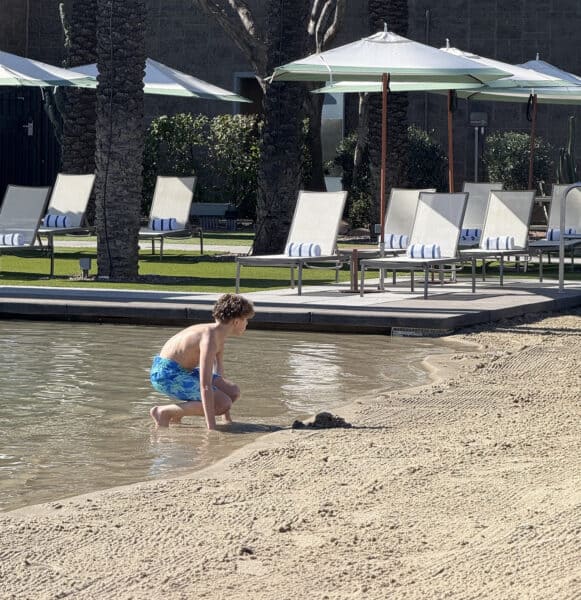 Beach Swimming Pool Sand Child Grand Hyatt Resort Scottsdale | Resort Report: Grand Hyatt Scottsdale Resort