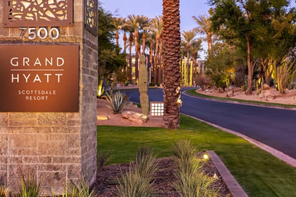Grand Hyatt Scottsdale Resort Entrance Arizona | Resort Report: Grand Hyatt Scottsdale Resort