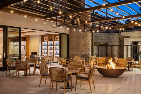 Outdoor Dining Firepit Grand Hyatt Scottsdale Resort | Resort Report: Grand Hyatt Scottsdale Resort