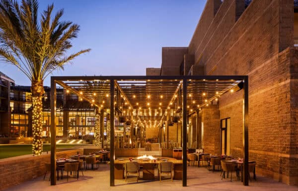 Patio Dining Evening Grand Hyatt Scottsdale Resort Arizona | Resort Report: Grand Hyatt Scottsdale Resort