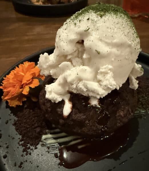 Fancy Dessert Chocolate Ice Cream Rancho de los Caballeros Dining | Rancho de los Caballeros: Luxurious, All-Inclusive Guest Ranch Resort in Wickenburg, Arizona