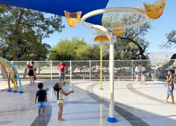 Jesse Owens Park Splash Pad Shaded Tucson Families | Best Splash Pads in Tucson