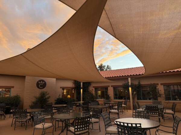 Outdoor Seating Rancho de los Caballeros Arizona Sunset | Rancho de los Caballeros: Luxurious, All-Inclusive Guest Ranch Resort in Wickenburg, Arizona