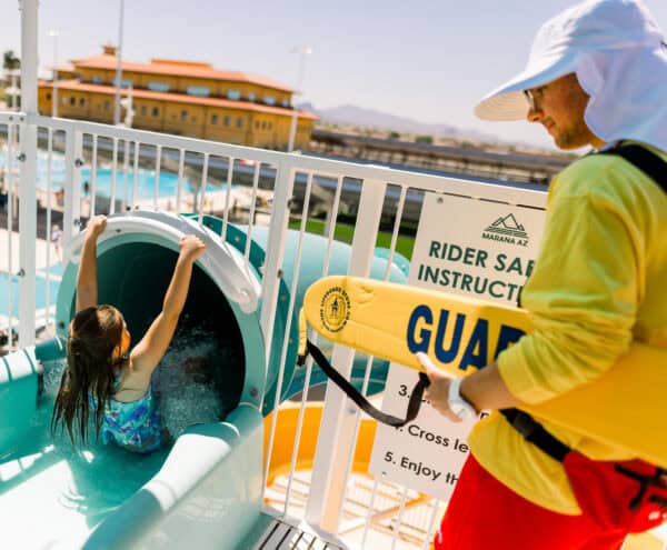 Waterslide Kids Marana Aquatic Recreation Center MARC | 9 Best Water Slides in Tucson