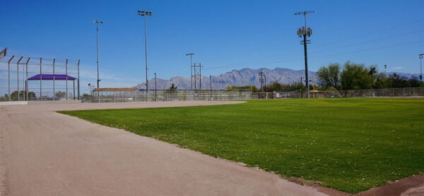 Baseball Softball Fields Green Grass Joaquin Murrieta Park Tucson | Park Profile: Joaquin Murrieta Park