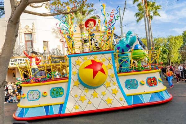 Better Together Parade Disneyland California Adventure Pixar Toy Story Monsters CoCo | Disneyland's 70th Anniversary - New Shows, Fun Rides, and Delectable Treats
