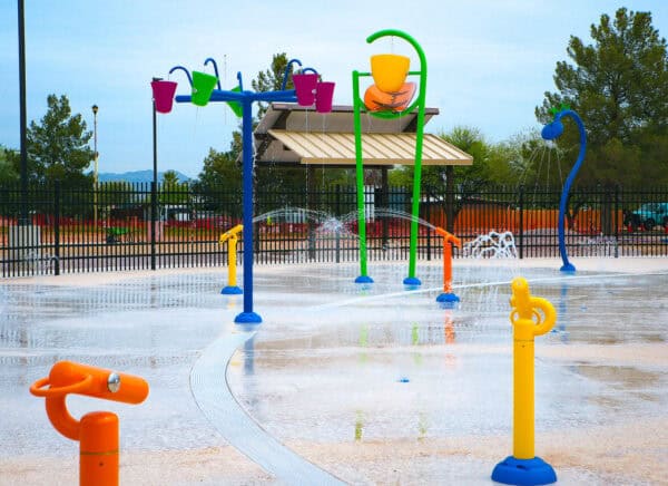 Splash Pad Bucket Joaquin Murrieta Park Tucson | Best Splash Pads in Tucson