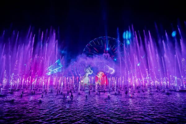 World Color Lady Tramp Disneyland Water Color | Disneyland's 70th Anniversary - New Shows, Fun Rides, and Delectable Treats