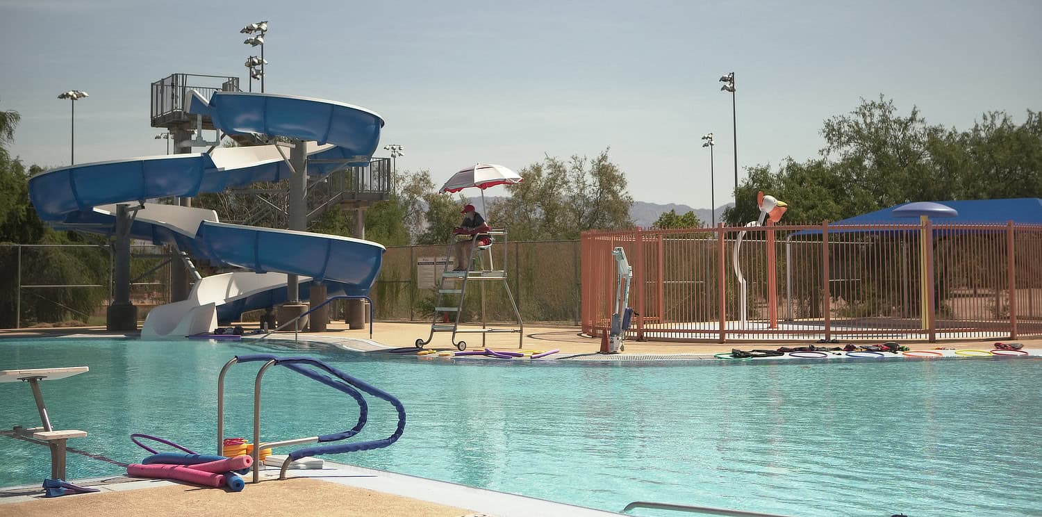 Water Slide Splash Pad Quincie Douglas Swimming Pool Tucson | 9 Best Water Slides in Tucson