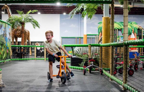 Trike Track Tricycles Child Lava Island Indoor Playground Tucson | Lava Island (indoor themed playground) - Coming to Tucson This Fall!
