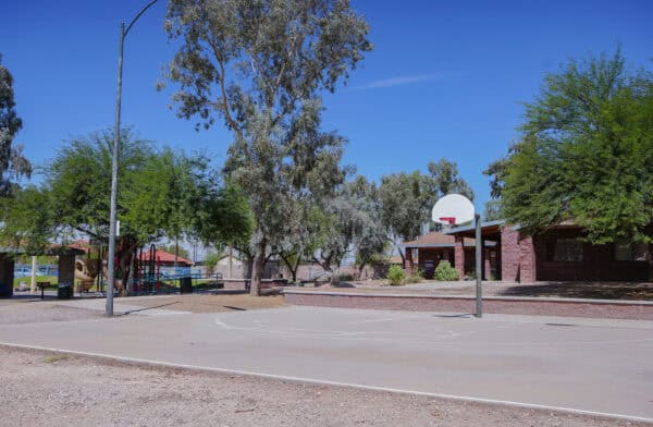 Outdoor Basketball Court Balboa Heights Park Tucson | Park Profile: Balboa Heights Park