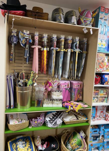 Armory Wall Mildred Dildred Toys Tucson | Where to Buy Halloween Costumes in Tucson